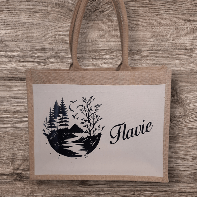 Grand Sac toile de jute 