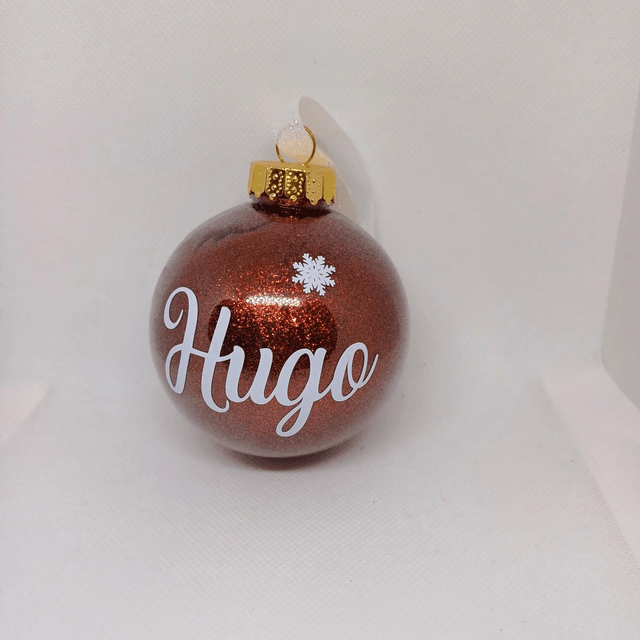 Boules de Noël personnalisées 