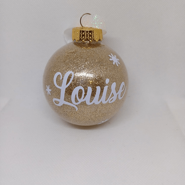 Boules de Noël personnalisées 